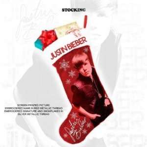 Justin Bieber Christmas Stocking