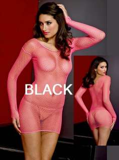   Diamond Fence Fish Net Long Sleeve See Thru Cover Up Shirt Chemise Top