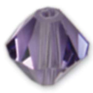  Swarovski Crystal Beads Bicone 6mm, 6/Pkg Tanzanite