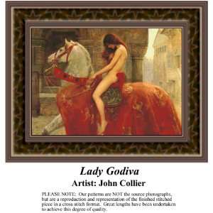  Lady Godiva, Cross Stitch Pattern PDF  Available 