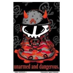  Agorables   Unarmed and Dangerous   Sticker / Decal 