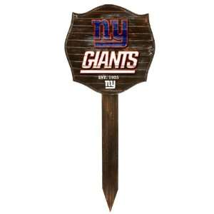  New York Giants Garden Wood Stake Sign