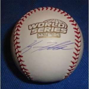 Keith Foulke Signed Baseball   2004 WS   Autographed Baseballs  