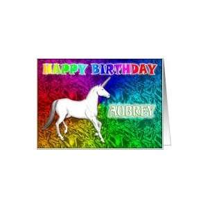 Aubrey Unicorn Dreams Birthday Card Health & Personal 