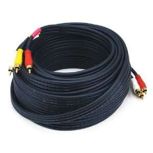   Cables RCA Cables Triple RCA Dubbing Cable,RG59U,50 ft. Electronics