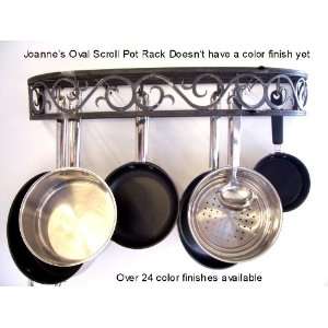  Joanne s Oval Wall Scroll Cookware Pan & Pot Rack 