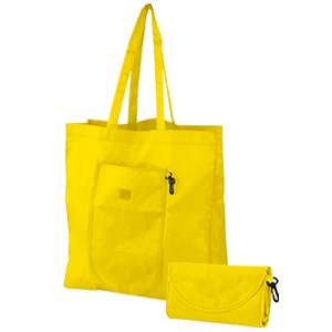 New Clip On Fold Up Tote Bag   7 colors  