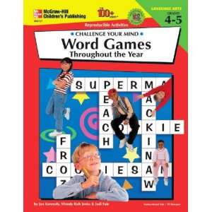  100+ Series Challenge Your Mind, Word Games Grades 4 5 