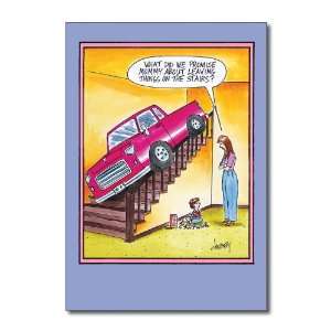 Funny Mothers Day Card Leaving Things on Stairs Humor Greeting Tom 