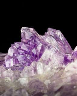 Purple AMETHYST FLOWER Radiating Quartz Crystal Formation 