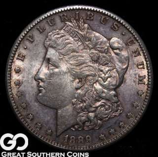 1889 S Morgan Silver Dollar CHOICE UNCIRCULATED ** SEMI KEY DATE 