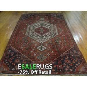  5 1 x 8 8 Shiraz Hand Knotted Persian rug: Home 