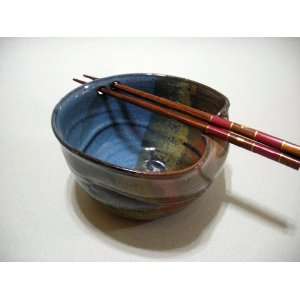    Handcrafted Stoneware Rice and Noodle Bowl