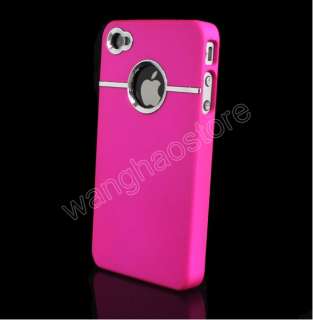   Luxury Hard Cover Case Skin CHROME FOR Apple iPhone 4 4G AT&T  