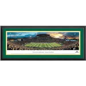 Oregon Ducks Autzen Stadium Deluxe Frame Panoramic Picture:  