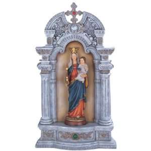  15 Inch Blue Maria Auxiliadora Religious Statue on 