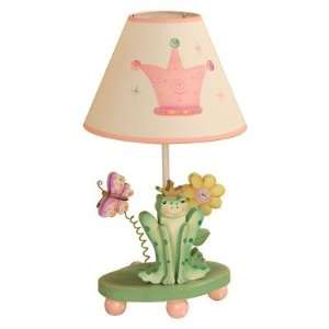   Teamson Kids  Crown Table Lamp  Princess Frog