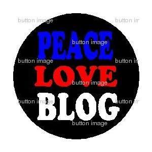   LOVE BLOG Pinback Button 1.25 Pin Badge Blogger: Everything Else
