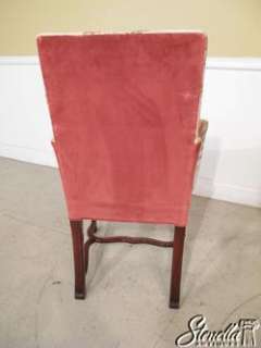 19540: Pair HICKORY CHAIR CO. Queen Anne Mahogany Host Chairs  