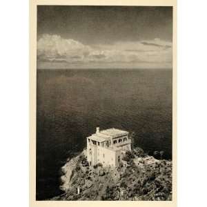  1937 Villa Ischia Island Tyrrhenian Sea Photogravure 