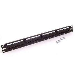   PATCH PANEL BLACK Krone Type Termination Rack Size 19in: Electronics