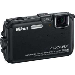  Coolpix AW100 Waterproof Digital Camera (Black) Camera 