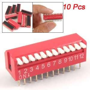  Amico 12 Position Piano Type DIP Switch 2.54mm Pitch 10 