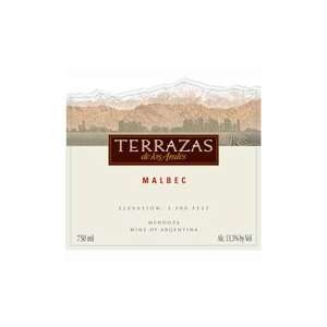  Terrazas de los Andes Malbec 2009 Grocery & Gourmet Food