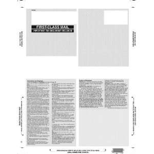   11 Blank V Fold W2 Tax Forms (Box of 500)