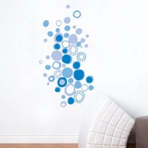 Blue Polka Dots Wall Decal Color print