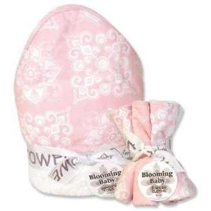   Bouquet Gift Sets   Versailles Pink   Hooded Towel & Wash Set Baby