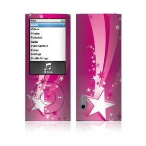  Pink Stars Decorative Skin Decal Sticker for Apple iPod 