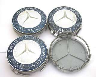 MERCEDES BENZ Emblem Wheel Center Caps Covers B C E AMG  