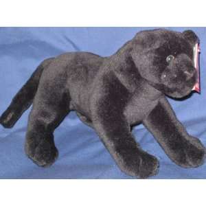    Ganz 12 Realistic Jungle Cats Plush Toy Panther: Toys & Games