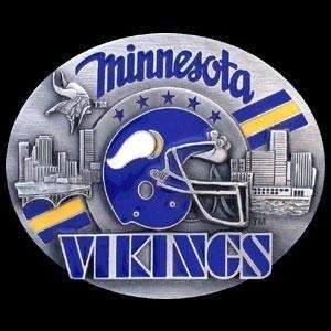    NFL Pewter Belt Buckle   Minnesota Vikings 