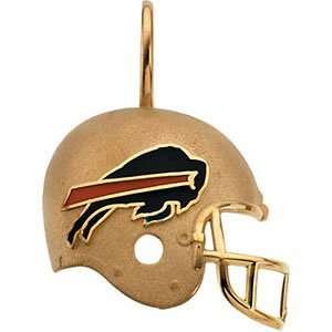  NFL 14K Gold Buffalo Bills Helmet Pendant Jewelry