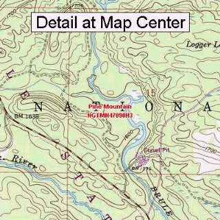 USGS Topographic Quadrangle Map   Pine Mountain, Minnesota (Folded 
