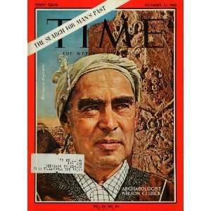  1963 Cover Time Archaeologist Nelson Glueck B. Safran 