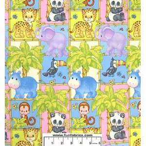  Cute Baby Animal w/Panda Patchwork Flannel: Everything 