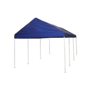  1020 Canopy, 2 4 Rib Frame, Blue Polyester Cover Patio 