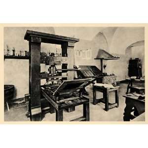  1943 Johannes Gutenberg Printing Press Mainz Germany 