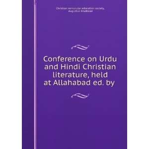  Conference on Urdu and Hindi Christian literature, held at 
