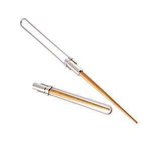    Brunton Foldable Bamboo/Stainless Chopsticks: Sports & Outdoors