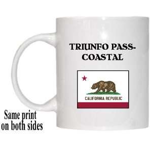  US State Flag   TRIUNFO PASS COASTAL, California (CA) Mug 
