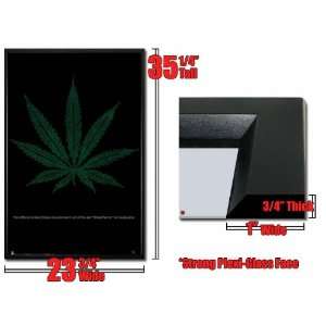  Framed Marijuana Leaf Street Terms Poster Fr1301