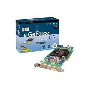  EVGA 256 A8 N542 T2 GEFORCE 7600GS 256MB AGP DDR2 400MHz 