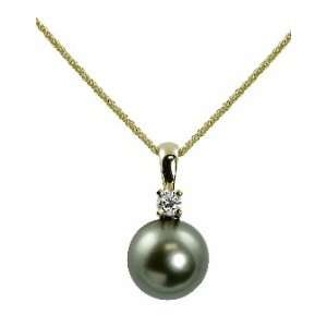   and Tahitian Cultured Pearl Pendant with Chain: Katarina: Jewelry
