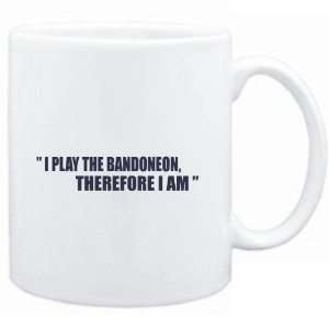  Mug White i play the guitar Bandoneon, therefore I am 