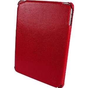  iPad Armor Case   Synthetic Leather with Red Iguana Skin 