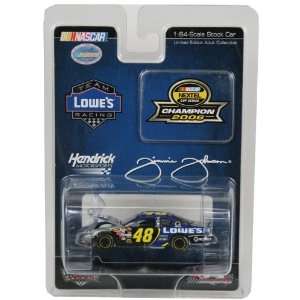  Jimmie Johnson Diecast 06 Champ 1/64 2006 HO Toys & Games